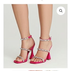 Betsy Johnson Elegant Pink Embellished Women's Sandals